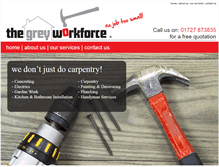 Tablet Screenshot of greyworkforce.co.uk